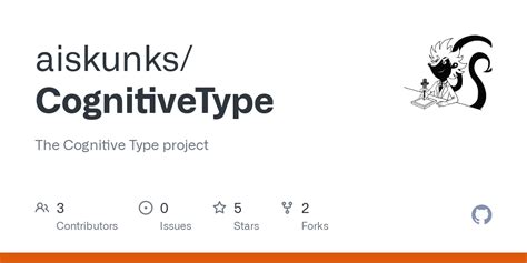 github aiskunkscognitivetype  cognitive type project