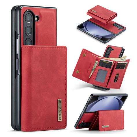 Dg Ming M Series Retro Magnetic Detachable Wallet Phone Case For