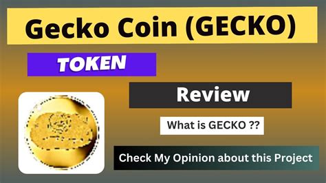 What Is Gecko Coin GECKO Coin Review About GECKO Token YouTube