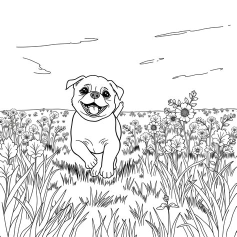 Best Puggle Coloring Pages (Free Printable PDF)