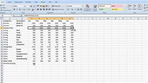 How To Make Excel Worksheet Spreadsheet Application In Excel