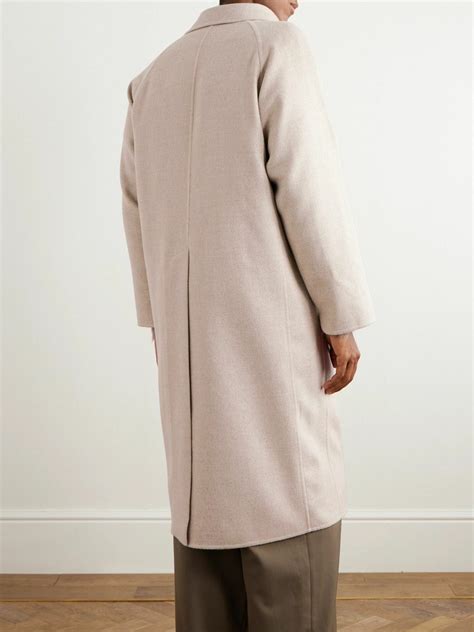 Stòffa Double Faced Wool Overcoat Neutrals STÒFFA