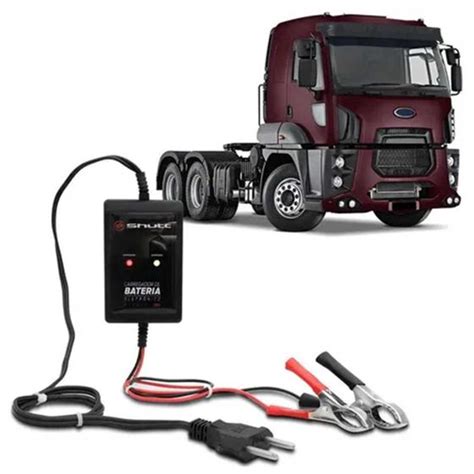 Carregador De Bateria Caminhao - Carregador de Bateria Led Automotivo Para Caminhão Shutt 12V 2000mAh ...
