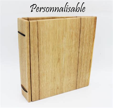 Classeur En Bois Personnalisable Classeur Bois Livre D Or