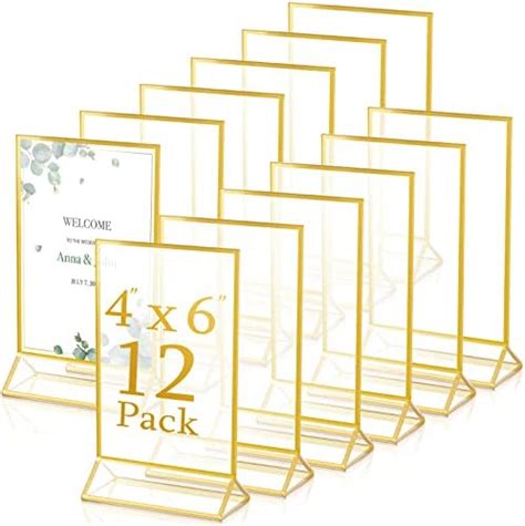 Amazon Pcs Acrylic Table Number Holder X Table Number