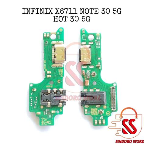 Jual Konektor Charger Infinix Note 30 5g Hot 30 5g X6711 USB Papan Cas Mic Pcb Board Shopee