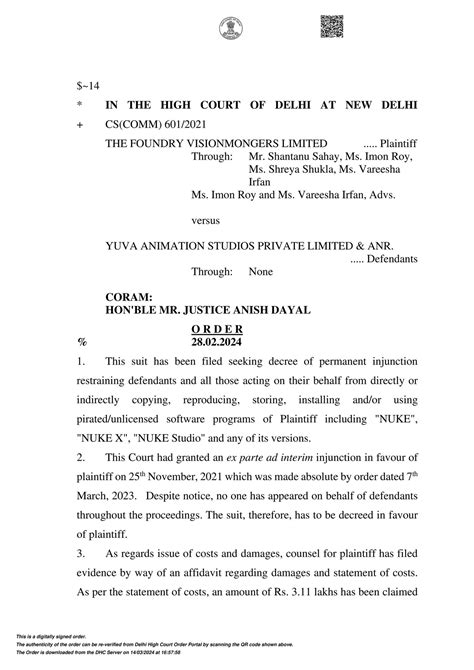 Ajay Amitabh Suman The Foundry Visionmongers Limited Vs Yuva