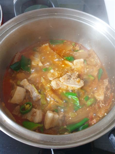 삼겹살 김치찌개