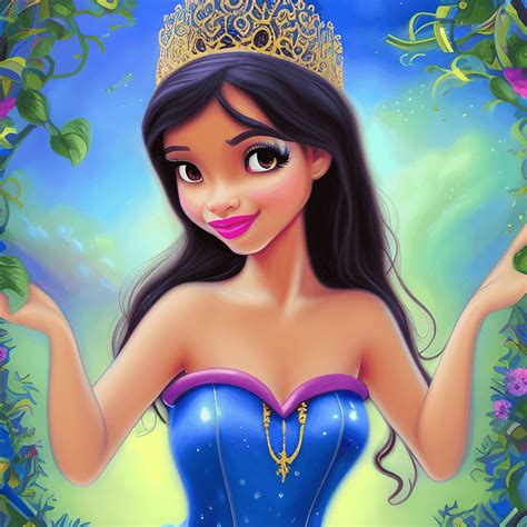 Disney Latina Princess Graphic Creative Fabrica