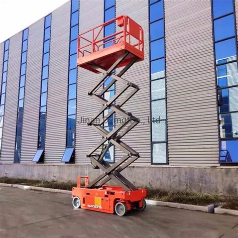 Dymg Aerial Electric Scissor Lift 6m 8m 10m 12m Self Propelled