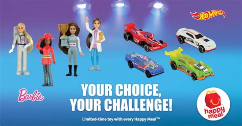 McDonald S Malaysia Introduces Happy Meal Barbie Hot Wheels Hype