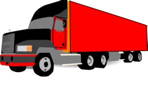 Truck 18 Wheeler Trucker Clip Art at Clker.com - vector clip art online ...