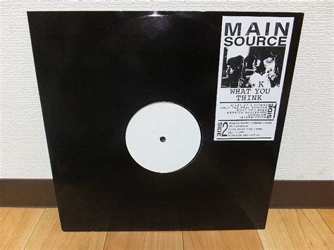 Yahoo オークション MAIN SOURCE FUCK WHAT YOU THINK WHITE LABEL H