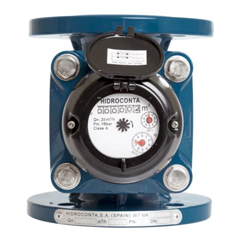 Hydrotangential Water Meter Hidroconta