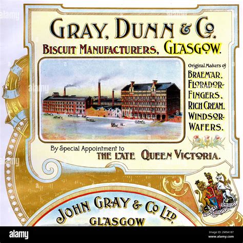 Gray Dunn And Co Biscuit Manufacturers Glasgow Scotland S