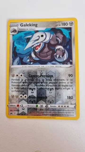 CARTE POKÉMON REVERSE GALEKING 089 159 EB12 5 Epée Bouclier Zenith