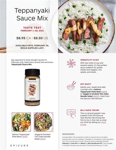 Epicure February Taste Test- Teppanyaki by Kelsey Egan - Issuu