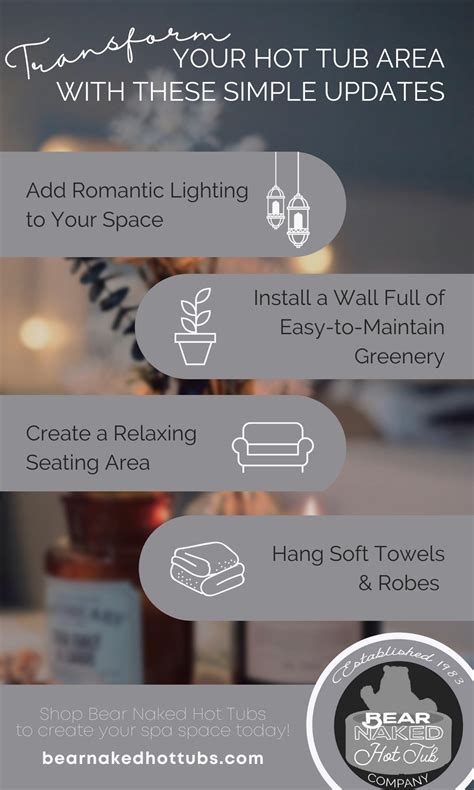 How To Create a Luxurious Hot Tub Spa Experience - Bear Naked Hot Tub
