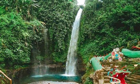 curug nangka  kabupaten bogor menikmati keindahan  air terjun