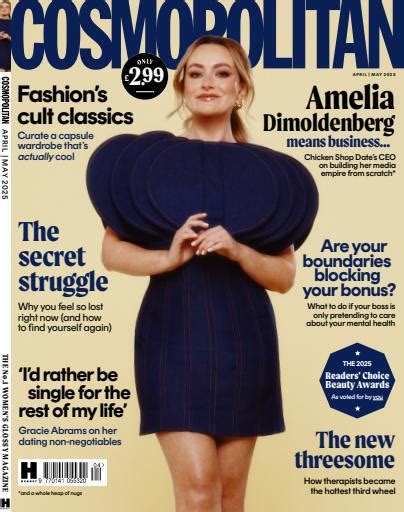 Cosmopolitan Magazine Subscriptions and April / May 2025 Issue