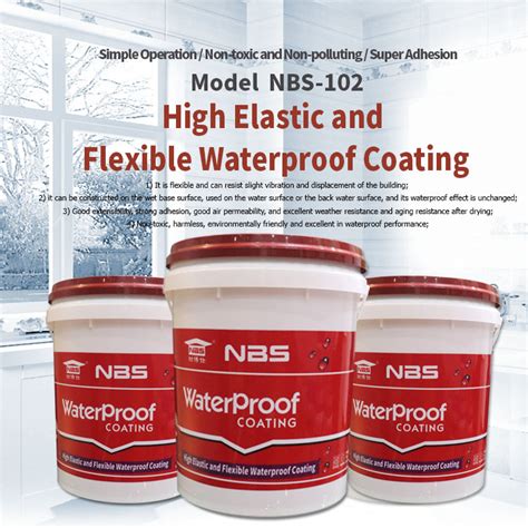 High-Performance Waterproof Coating Paint Transparent Super Elastic Flexible Waterproof Coating ...