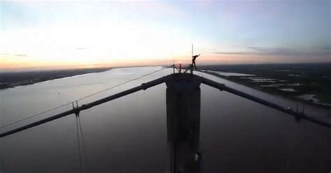 Walsall Daredevil Who Scaled Humber Bridge In Jaw Dropping Video In