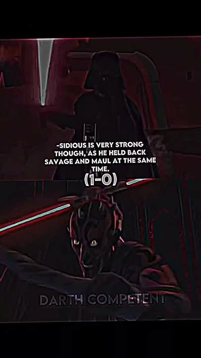 Darth Sidious Vs Darth Vader Darth Maul Youtube