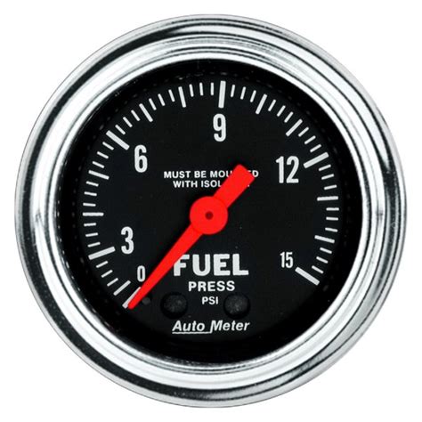 Auto Meter Traditional Chrome Series Fuel Pressure