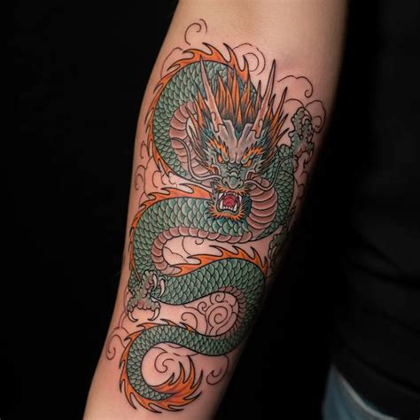 Dragon Wrapped Around Arm Tattoo Symbolism Design Ideas And Meaning