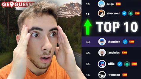 Luchando Por El Top 10 De España En Geoguessr Youtube