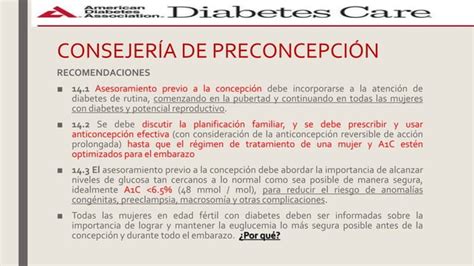 Manejo De Diabetes Gestacional Ada Meli Ppt