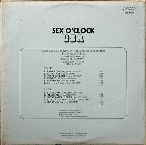 Progressive Music Reviews Mort Shuman S OST Sex O Clock USA