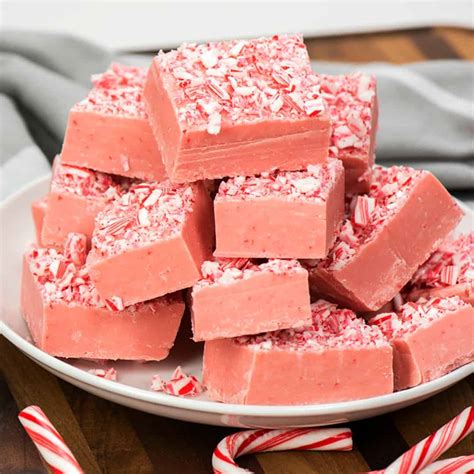 White Chocolate Peppermint Fudge Easy Dessert Recipe