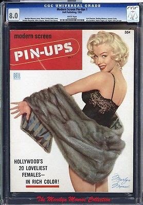 Comicsvalue MODERN SCREEN PIN UPS 1 CGC VF 8 0 BEAUTIFUL