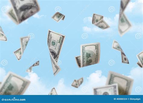 Chute De Billets De Banque Du Dollar Photo Stock Image Du Circuler