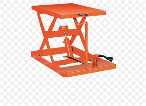 Lift Table Scissors Mechanism Elevator Hydraulics Presto Lifts Inc Png