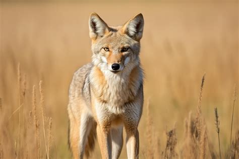Premium AI Image | the elusive coyote capturing its natural beauty and ...