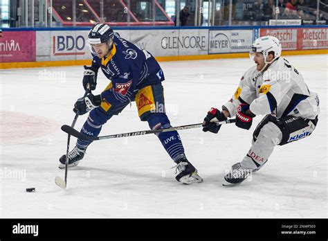 Zug Switzerland 28 02 2023 Christoph Bertschy 28 Fribourg Gotteron