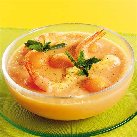 Soupe Froide De Melon Aux Gambas Recette Minceur Ww France