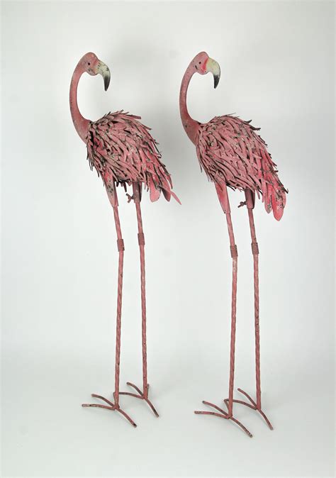 Bayou Breeze Wardville 2 Piece Decorative Flamingo Garden Statue Set Wayfair