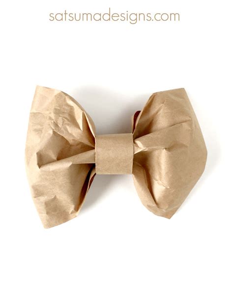 diy large paper bow