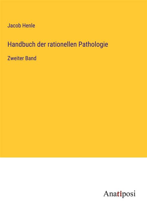 Handbuch Der Rationellen Pathologie Online Kaufen Thalia