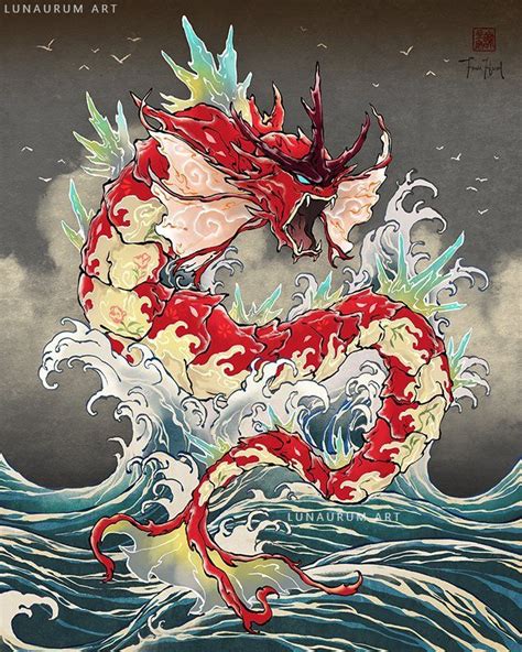 Shiny/Red Gyarados | Pokemon art, Fighting pokémon, Cool pokemon wallpapers