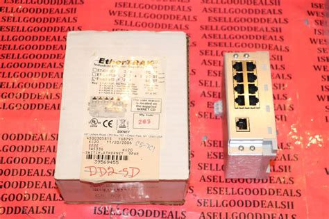 sixnet model  gt es  real time industrial ethertrak switch  sale