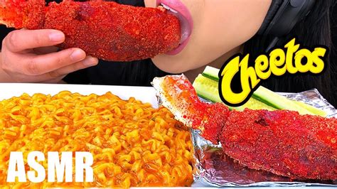 ASMR CHEESY MOZZARELLA HOT CHEETOS KING CRAB SPICY NOODLES ASMR Phan YouTube