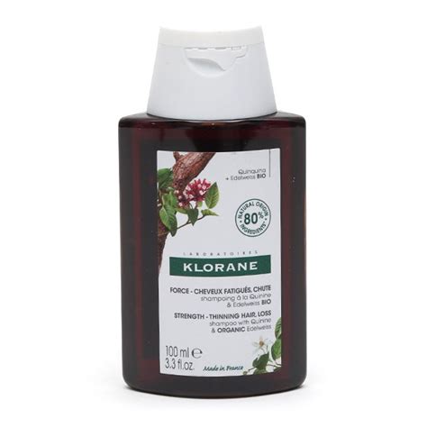 Klorane Shampoing Quinine Edelweiss Bio Force Chute De Cheveux