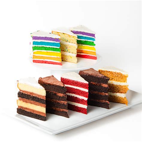 Carlo's Bakery Cake Slice Sampler (8x Slices) - Exquisite Variety of
