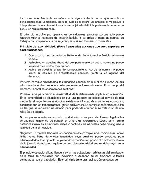 Principios Del Derecho Laboral PDF