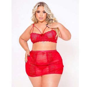 Conjunto Lingerie Plus Size Atacado E Varejo Pink Lingerie Pink