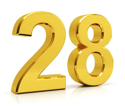 Number 28 | Premium Photo